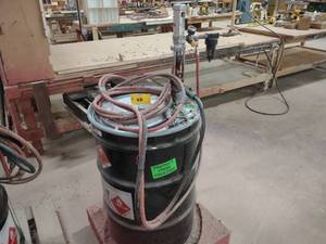 lot 46 image: Graco Pump with Spray Gun and Conta...