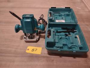 lot 57 image: Makita 3620 Plunge Router...