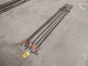 lot 108 image: (5) Pipe Clamps, 66