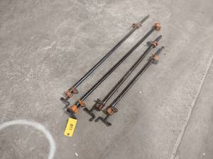 lot 110 image: (4) Pipe Clamps, 26-4
