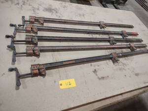 lot 112 image: (5) Jorgenson Bar Clamps, 4...
