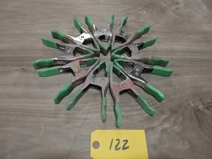 lot 122 image: (8) Pinch Clamps, 6...