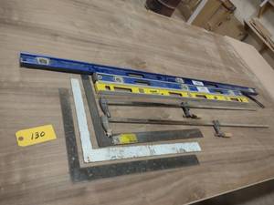 lot 130 image: (2) 4 Bar Clamps, Straight Edges, ...