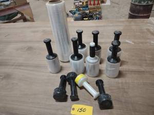 lot 150 image: Assorted Stretch Wrap & Handles...