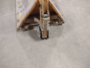 lot 169 image: Marco Pallet Jack, Damaged Steer Wh...