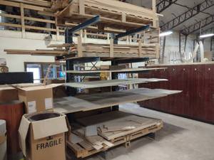 lot 224 image: (1) Section Cantilever Rack, 65x60x...