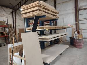 lot 225 image: (2) Sections Cantilever Rack, 65x6...