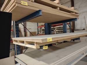 lot 257 image: (2) 5x12x34 MDF...