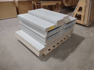 lot 269 image: Folkstone Mel. Book Cart Components...