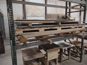 lot 281 image: Assorted Red & Gray Laminate Sheets...