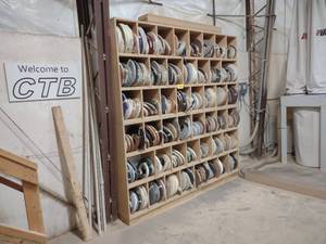 lot 300 image: Assorted Edge Banding with Rack...