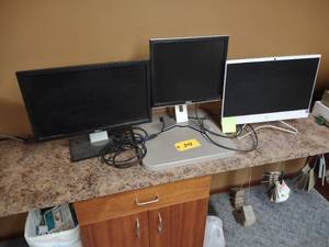 lot 348 image: (3) Monitors...