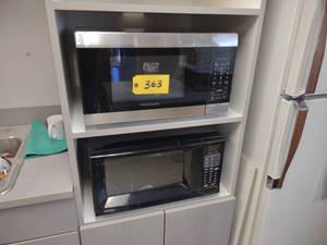 lot 363 image: (2) Microwave Ovens...
