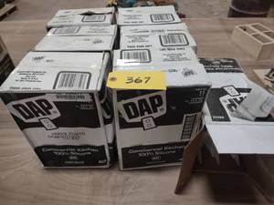 lot 367 image: (6) 12 pks. 9.8 oz. DAP Silicone...