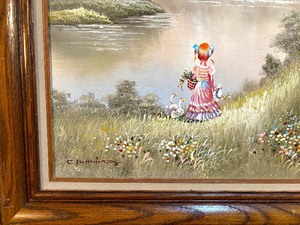 lot 14 image: Charles Manning Impressionist Oil Canvas