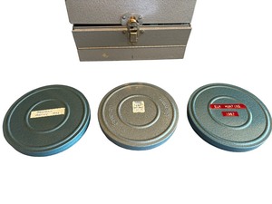 lot 17 image: 8mm Reel in Vintage Camera Films  Moose Hunting, Elk Hunting, Trout Fishing, and More