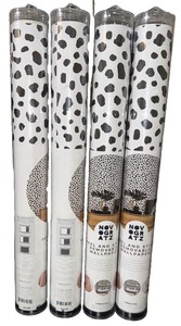 lot 31 image: Lot Of 4 Rolls Opalhouse Speckled Dot Black White Peel Stick Wallpaper 55 Sq Ft
