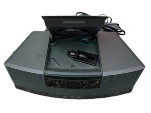 lot 105 image: BOSE WAVE RADIOCD PLAYER MODEL AWRC1G & BASE PEDESTAL MODEL AWACCP