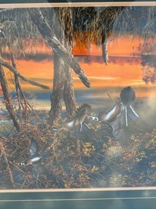 lot 86 image: Jim Hansel Return to the Refuge Hand-Signed & Numbered Framed Art Print 43x27 - Limited Edition 102998