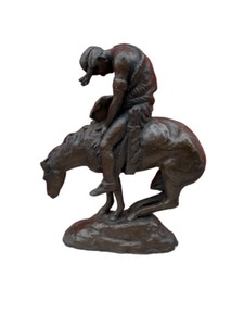 lot 102 image: End of the Trail by James Earle Fraser - Bronze like Sculpture