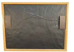 lot 123 image: LES KOUBA FRAMED BILLS ON THE MOVE ART PRINT 27X22 HAND SIGNED AND NUMBERED