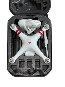 lot 128 image: DJI PHANTOM DRONE BACKPACK CARRYING CASE CONTROLLER  AND MORE