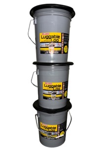 lot 142 image: RELIANCE PRODUCTS LUGGABLE LOO PORTABLE 5 GALLON TOILET WLID PUMP LOT OF 3