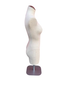 lot 10 image: FEMALE MANNEQUIN TORSO CLOTH COVERING 44TALL