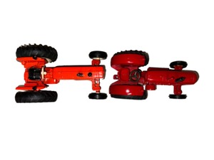 lot 38 image: Vintage Diecast Tractor Set - Allis-Chalmers D19 & Massey Harris 33 Diesel