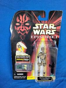 lot 73 image: New Star Wars Episode 1 Collectible Battle Droid with Blaster Rifle