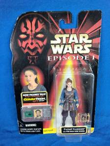 lot 74 image: New Star Wars Episode 1 Collectible Padme Naberrie with Pod Race View Screen
