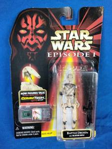 lot 78 image: New Star Wars Episode 1 Collectible Battle Droid with Blaster Rifle