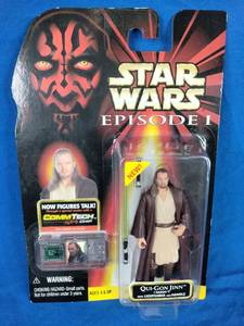 lot 79 image: New Star Wars Episode 1 Collectible Qui-Gon Jinn (Naboo) with Lightsaber and Handle