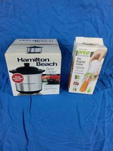 lot 99 image: New  Hamilton Beach Party Dipper and Prep Solutions The Quarter Cutter