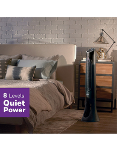 lot 11 image: New Honeywell QuietSet 8-Speed Oscillating Tower Fan with Remote
