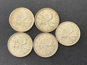 Canada Silver Quarters