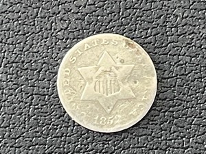 1852 Three Cent Silver