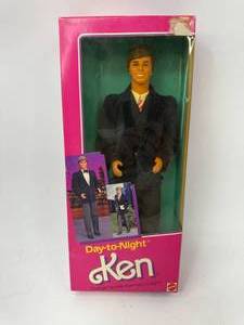 lot 51 image: 1984 Vintage Day to Night Barbie Ken Doll New in Box