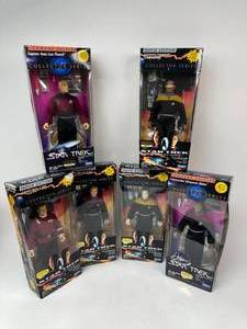 lot 82 image: Vintage Star Trek Collector Series Next Generations 12 Figure Lot