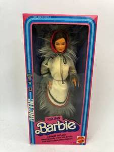 lot 111 image: 1981 Vintage Eskimo barbie New in Box