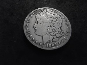 1884 S Morgan Silver Dollar