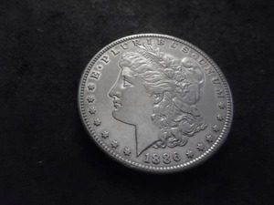1886 S Morgan Silver Dollar