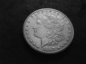 1887 S Morgan Silver Dollar