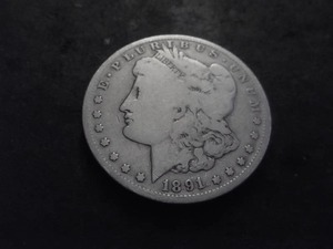 1891 O Morgan Silver Dollar