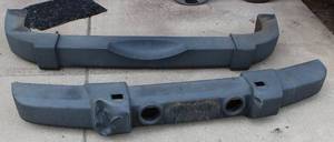 lot 24 image: Jeep Wrangler Front And Rear Bumpers Fits 2007 - 2018 Year Models