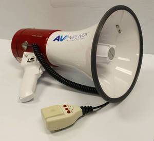 lot 14 image: Megaphone Audio, Amplivox S602MBT, Bluetooth, Rechargeable Battery, Shoulder Strap, New In Box