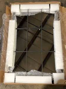 lot 39 image: Medium Rectangle Metallic Gray Mirror (38 in. H x 24 in. W) by FirsTime & Co.  Customer Returns See Pictures