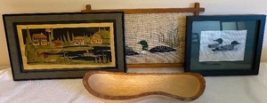 lot 89 image: Loon pictures Waterfall Trail Layered 2 Dimensional Art