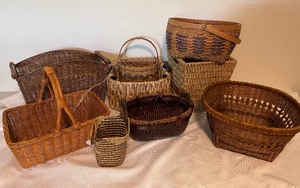 lot 95 image: Wicker Basket Lot