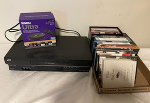 lot 65 image: Roku, DVD player and VCR